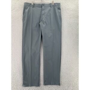 NIKE‎ Golf Pants Mens 37x31 (Actual) Gray Flex Fabric Standard Fit AA3318-022